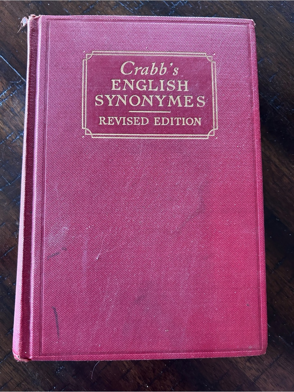 Crabb's English Synonymes - Red Hardcover
